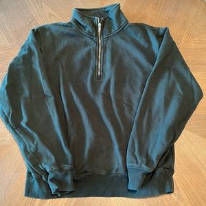 Green Brandy Melville Quarter Zip
